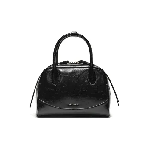 Simedin Коровья кожа Сумка Стандартная Женская Глубокий черный Античный серебристый