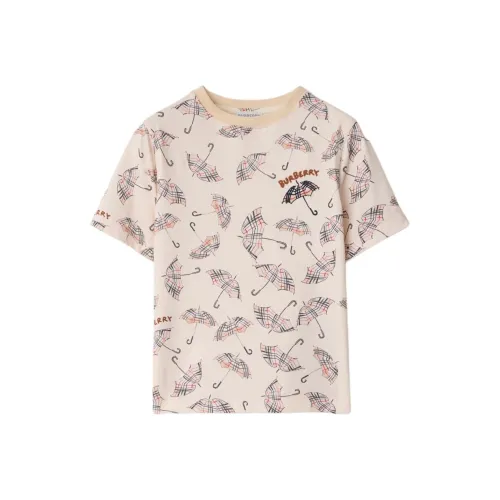Burberry Бежевые Kids Т-рубашки