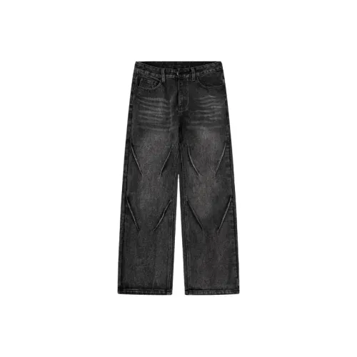 VRE Черные Унисекс Джинсы