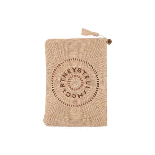 Stella McCartney Рафия Клатч Unisex Light Умбра