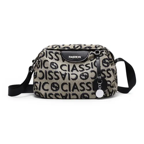 Crtnzo Kroez Сумка через плечо из ткани стандартная женская экстрим ночной черный