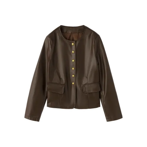 PIERRE CARDIN Кожа Куртка Женская