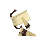 13 шт. Макияжные кисти Желтые + Фланелевый чехол