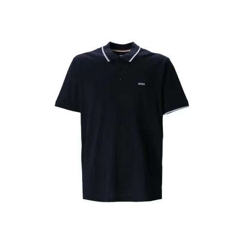 Hugo Boss Поло Мужское Синее