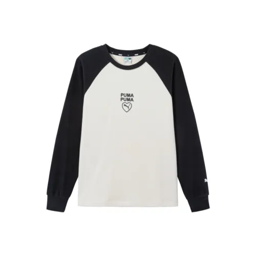 PUMA Sportstyle Series Черно-белая панда Тон 00391 Kids T Рубашки