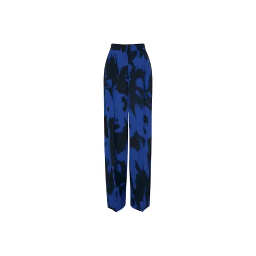 Alexander McQueen Синие Женские Вязаные Спортивные Брюки