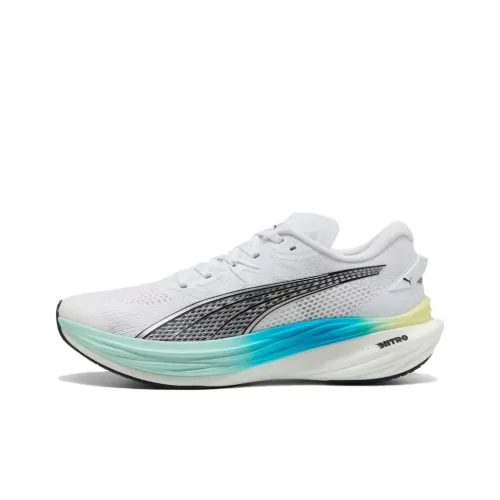 PUMA Deviate NITRO 3 Беговые кроссовки Мужские Белый Черный