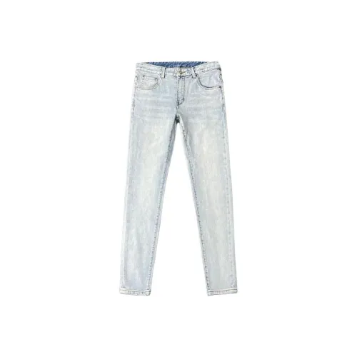OGQG Light Blue Men's Jeans OGQG Светло-голубые мужские джинсы