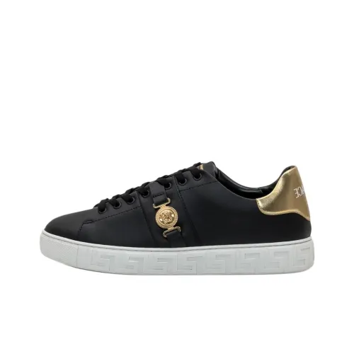 VERSACE Medusa VERSACE Low Топ Скейтборд Кроссовки Мужские Черные