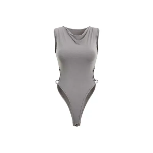 CHILL QIAOER Серый Женское боди