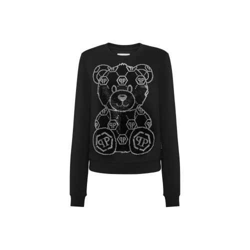 PHILIPP PLEIN Черные Женские Толстовки