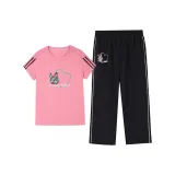 Set (Pink Top + Black Bottom)  
Комплект (Розовый Топ + Черный Низ)