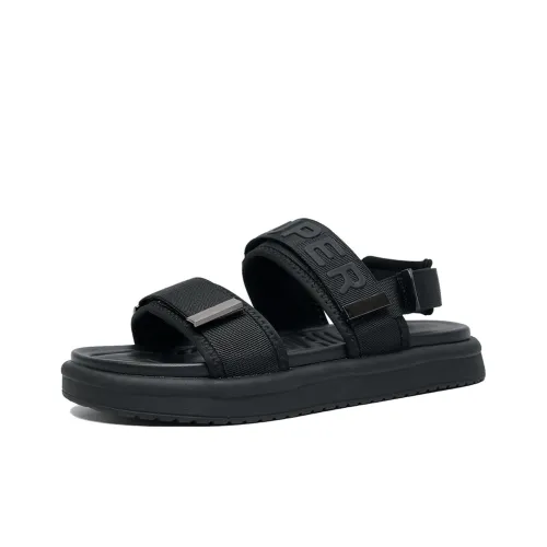 SENJIALUO Пляжные сандалии Мужские Черные
