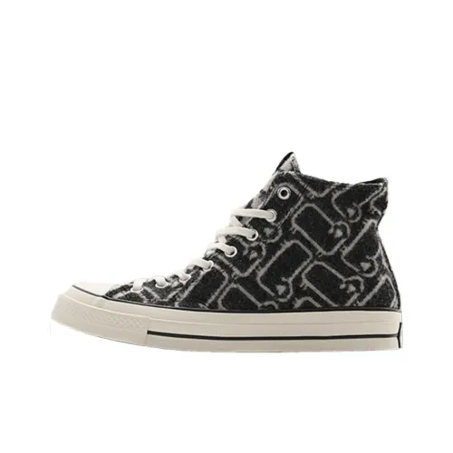 WOOLRICH x Converse Chuck Taylor All Star High Топ Скейтборд Кроссовки Унисекс Черный
