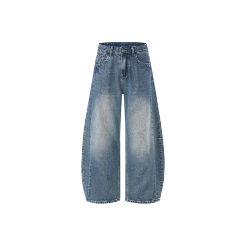 Sacrednss R Винтажные синие джинсы школьного возраста