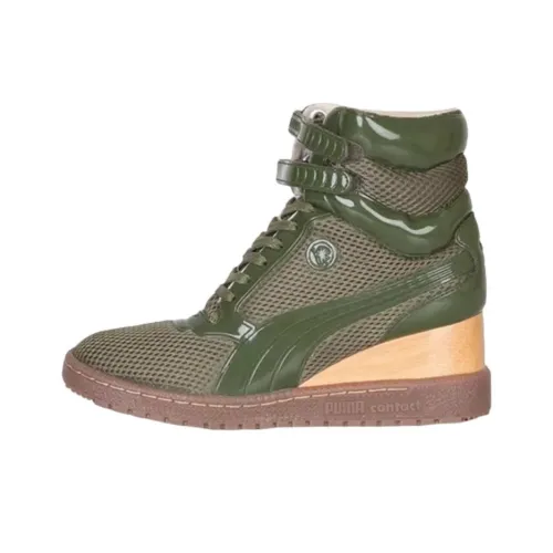 MIHARA YASUHIRO X PUMA Высокий топ Повседневная обувь Женская Зеленая