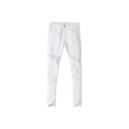 OGQG Белый Мужской Джинсы