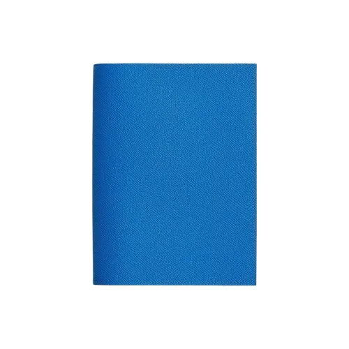 HERMES Globe Trotter Телячья кожа Защитный чехол Унисекс Темно-синий