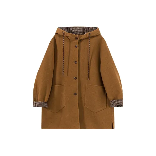 PIERRE CARDIN Имбирно-желтый Женское пальто