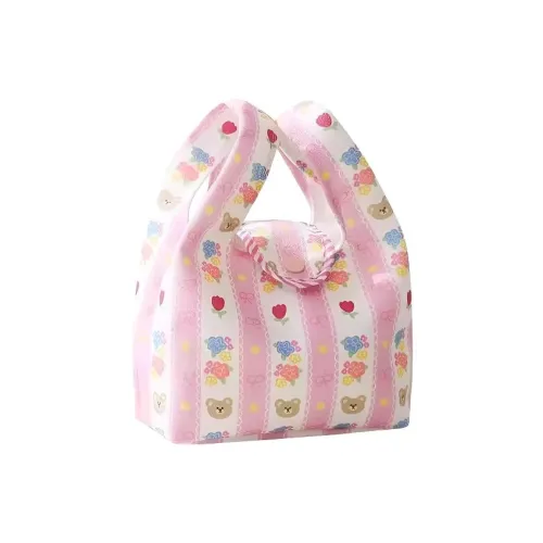 MUXI BABY Cute Bear Сумка Коммутирование Путешествие Холст Портативный Сумка-ланчбокс Сумки на запястье Официальный Продукт