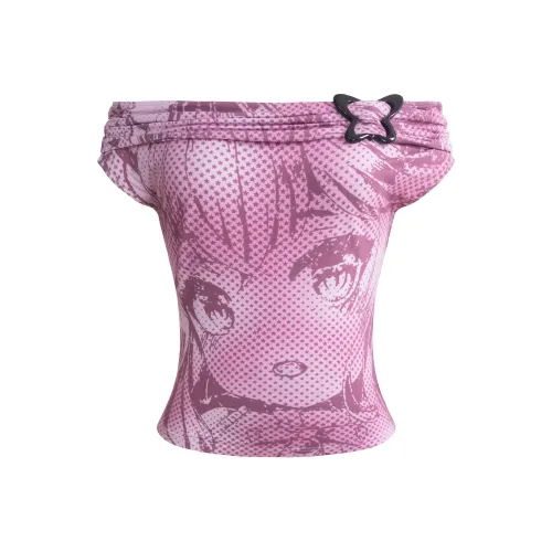 UNIFREE Розовые Женские T-рубашки