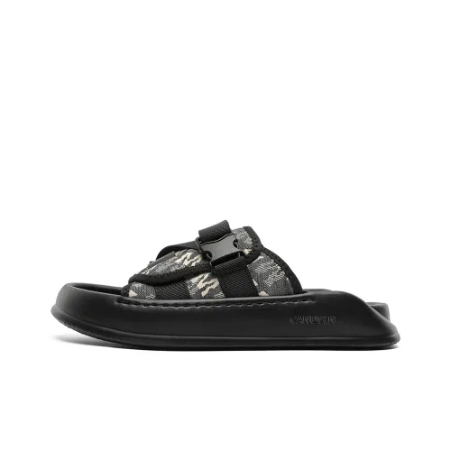 CANUVEN Устойчивые к истиранию Амортизирующие Слипоны Мужские Черные