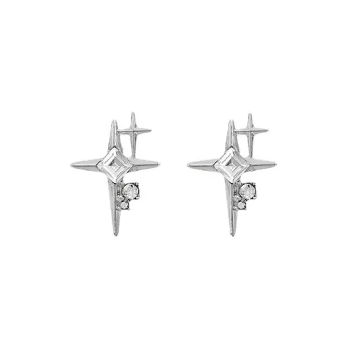 Серьги-гвоздики Vegetarian Alloy Women's