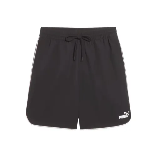 PUMA Вязаные Ткани Мужские Спортивные Шорты Черные