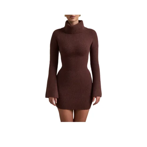 OH POLLY MARTA Длинное платье с длинными рукавами женское