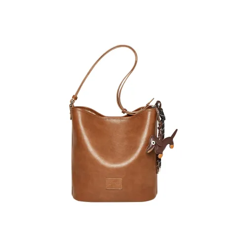 NALANDU Сумка-ведро из коровьей кожи с синтетической кожей сумка на плечо большая женская