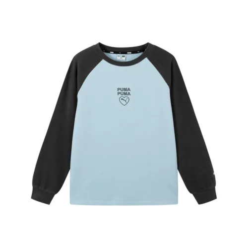 PUMA Sportstyle Series Голубо-серый Тон 00382 Kids T Рубашки
