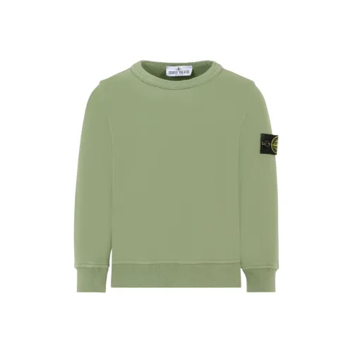 STONE ISLAND Толстовка Шалфейно-зеленый Детский
