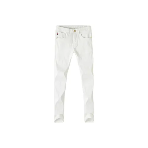 OGQG Белый Мужской Джинсы