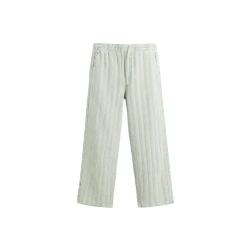 ZARA Light Green Men's Casual Pants ZARA Светло-зеленые Мужские Повседневные Штаны