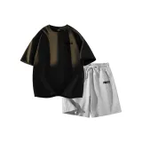 Black (Fb Initial Classic Chest Logo) + Photinia Gray (Fb Initial Classic Pants Logo)  
Черный (Fb Initial Классический Логотип на груди) + Фотиния Серый (Fb Initial Классический Логотип на штанах)