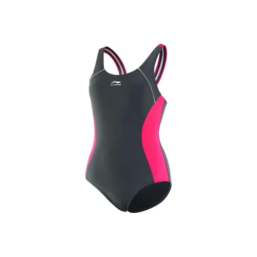 LINING Серый красный [Удобный, Дружественный к коже, Эластичный, Мягкий] Купальники для детей