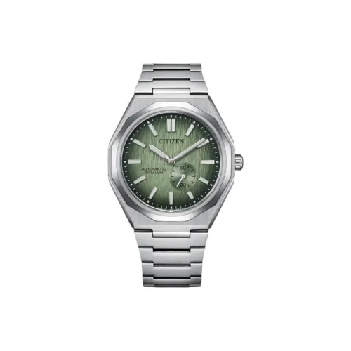 CITIZEN Mechanical Watch Series Автоматический механический механизм Титан Ремешок Часы 40,5 мм Унисекс Зеленый циферблат