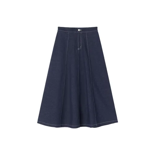 XIANGYING Деним Длинная Юбка Женская