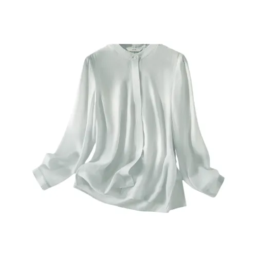 IHIMI Аква-зеленые Женские Рубашки