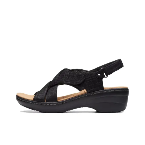 Clarks Merliah Echo One Ремешок Сандалии Женские Черные