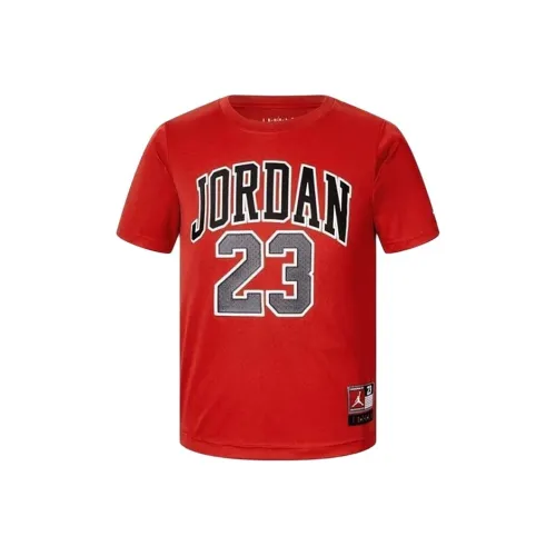 Jordan Air Красный Школьный возраст T-рубашки
