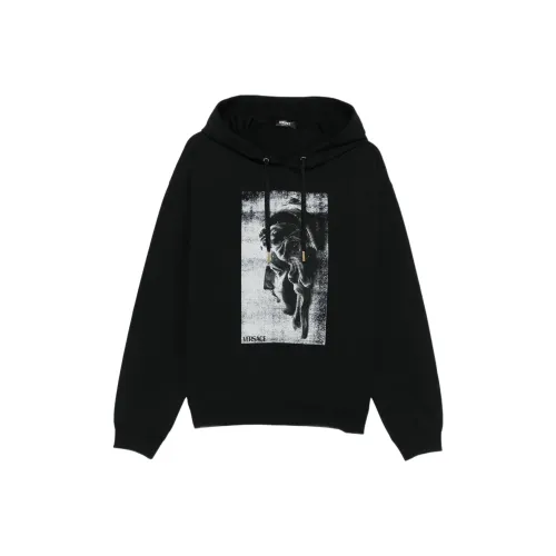 VERSACE Мужские черные свитшоты