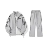 Звездный Серый Топ + Звездный Серый Штаны Комплект