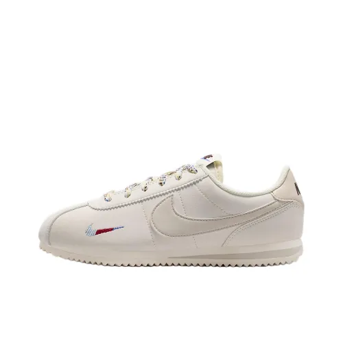 Nike Cortez Детская беговая обувь Низкий топ Бежевый Школьный возраст