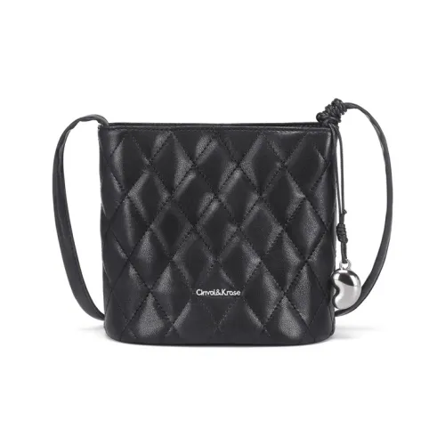 CinvaiKrose Сумка через плечо из синтетической кожи ведрообразная сумка маленькая женская экрю черная