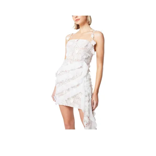 ELLIATTCOLLECTIVE 3D ROSETTE Мини Платье Slip Платье Женское