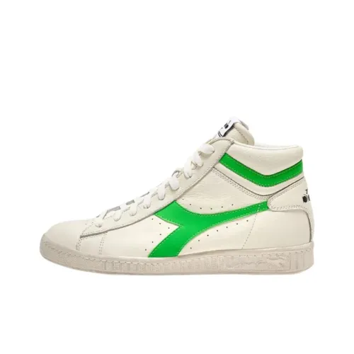 DIADORA Game High Топ Скейтборд Кроссовки Унисекс Белый Зеленый