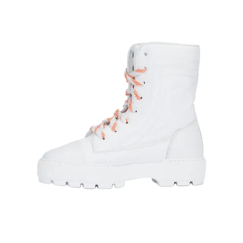 HERMES Свежий Короткий Мартин Boot Женские Белые