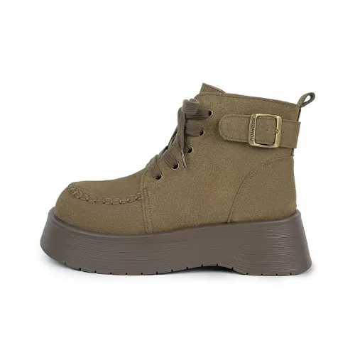 Warrior Crew Martin Boot Женские Кофе