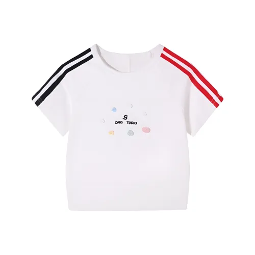 SLEEP AT 11 Белые Женские Футболки